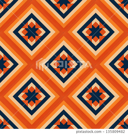 seamless pattern with geometric shapes. vector illustration seamless pattern with geometric shapes. vector illustration 135809482