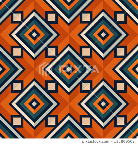 seamless pattern with geometric shapes. vector illustration seamless pattern with geometric shapes. vector illustration 135809502