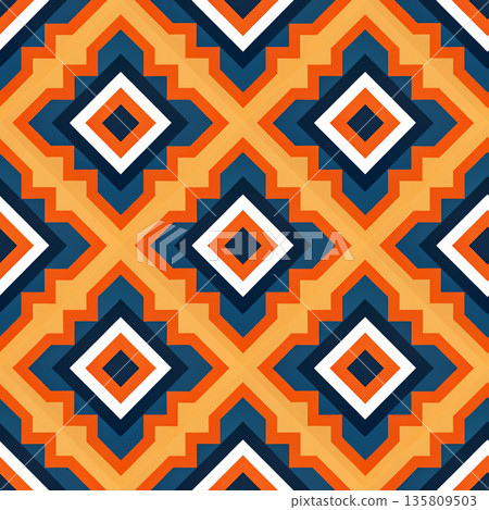 seamless pattern with geometric shapes. vector illustration seamless pattern with geometric shapes. vector illustration 135809503