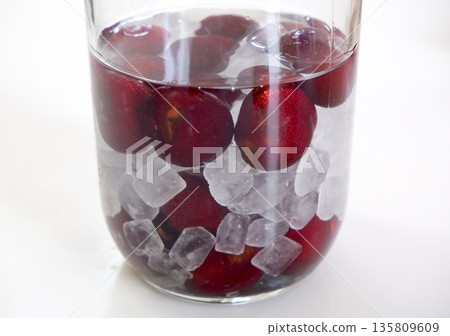 American cherries and rock sugar American cherries and rock sugar 135809609