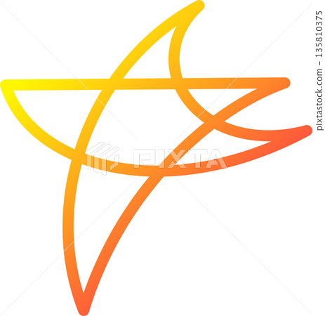 Set of various star, logo, sign, symbol, icon, rating 135810375