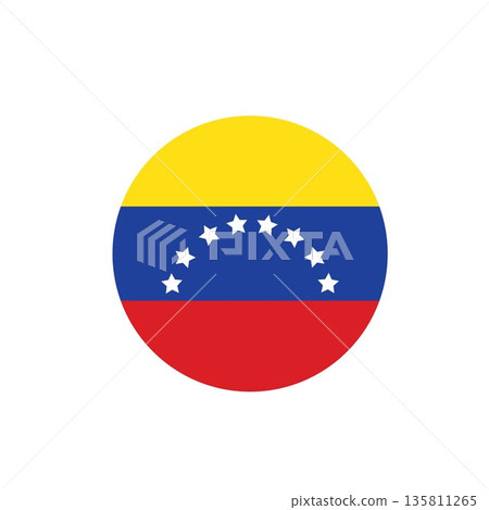 venezuela circle flag icon vector element desgin venezuela circle flag icon vector element desgin 135811265