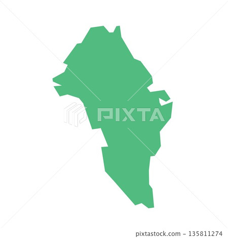 greenland geography map  icon vector element desgin 135811274