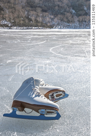 赤城山小沼的天然冰與溜冰場 135811469