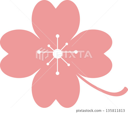粉色的櫻花 粉色的櫻花 135811813