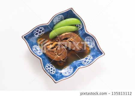 Walleye pollack simmered in sweet and sour soy sauce Walleye pollack simmered in sweet and sour soy sauce 135813112