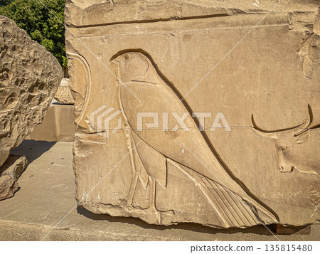 Karnak Temple is dedicated to the temple complex of Ancient Egypt. Thebes, Karnak, Luxor, Egypt 135815480