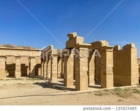 Karnak Temple is dedicated to the temple complex of Ancient Egypt. Thebes, Karnak, Luxor, Egypt 135815485