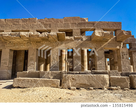 Karnak Temple is dedicated to the temple complex of Ancient Egypt. Thebes, Karnak, Luxor, Egypt Karnak Temple is dedicated to the temple complex of Ancient Egypt. Thebes, Karnak, Luxor, Egypt 135815498