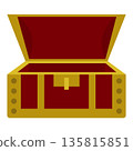 Opened treasure chest 135815851