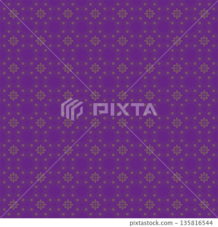 Seamless violet textured background with Chinese golden pattern 135816544