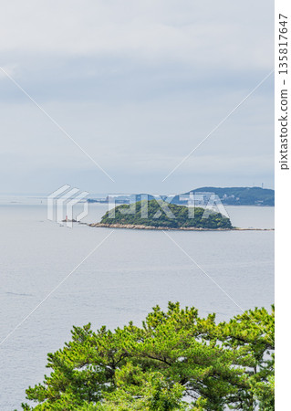 View of Mikawa Bay from Gamagori City (Aichi Prefecture) 135817647