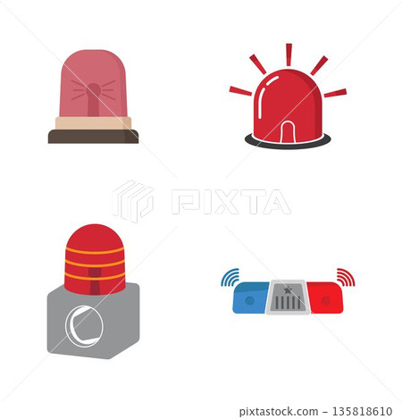 siren logo icon illustration design 135818610