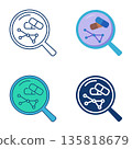 Pharmacovigilance icon set 135818679