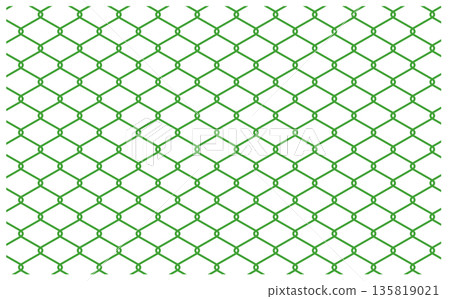 Green chain link fence background Green chain link fence background 135819021