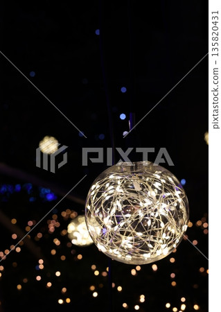 Enoshima Sea Candle Lights around the tree Enoshima Sea Candle Lights around the tree 135820431