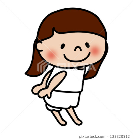 女孩摀著屁股(私密部位解釋) 女孩摀著屁股(私密部位解釋) 135820512