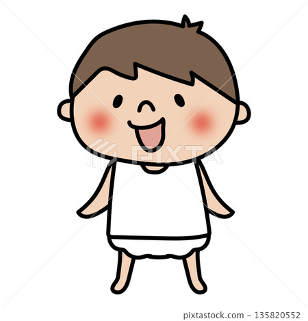 私人區域說明插圖男孩 私人區域說明插圖男孩 135820552