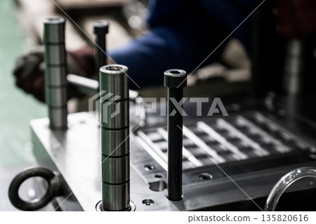 Factory equipment view Factory equipment view 135820616