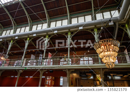 Halles Saint-Gery or Sint-Gorikshallen cultural centre and exhibition space in central Brussels, Belgium Halles Saint-Gery or Sint-Gorikshallen cultural centre and exhibition space in central Brussels, Belgium 135821570