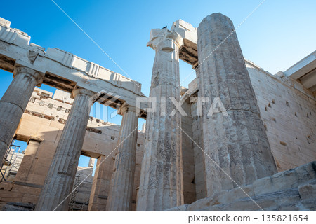 Acropolis of Athens, main ancient sightseeing site in the capital of Greece Acropolis of Athens, main ancient sightseeing site in the capital of Greece 135821654