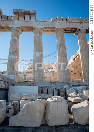 Acropolis of Athens, main ancient sightseeing site in the capital of Greece Acropolis of Athens, main ancient sightseeing site in the capital of Greece 135821655