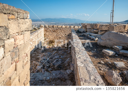Acropolis of Athens, main ancient sightseeing site in the capital of Greece Acropolis of Athens, main ancient sightseeing site in the capital of Greece 135821656
