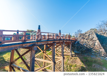 View of Shirasawa Gate Ruins from Gokuraku Bridge View of Shirasawa Gate Ruins from Gokuraku Bridge 135821824