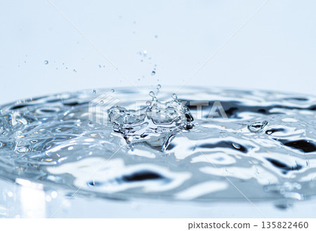 water splash action shot 135822460