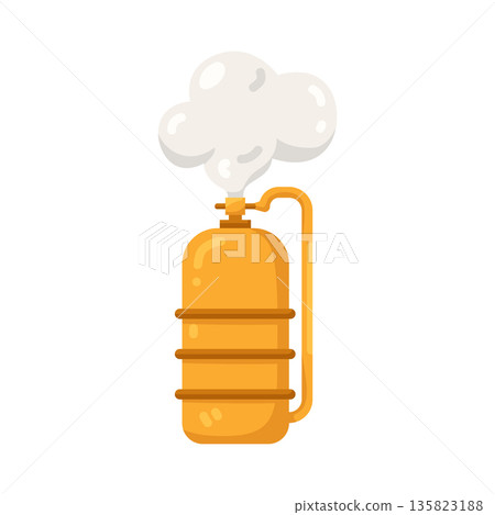 Illustration of gas leak Illustration of gas leak 135823188