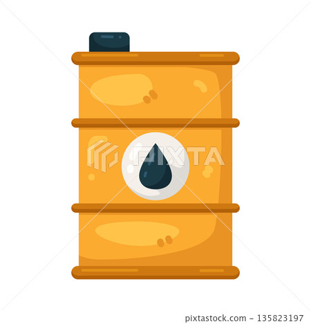 Illustration of oil barrel Illustration of oil barrel 135823197