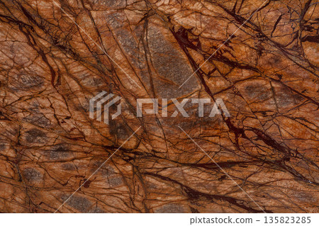 Bidasar Brown Marble background, beautiful texture in brown tone for your interior project. 135823285