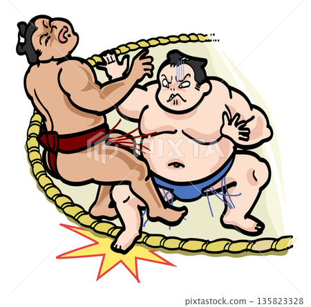 相撲－因越位而輸掉比賽 135823328