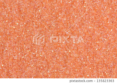 Peach background with glitter and light. 135823363