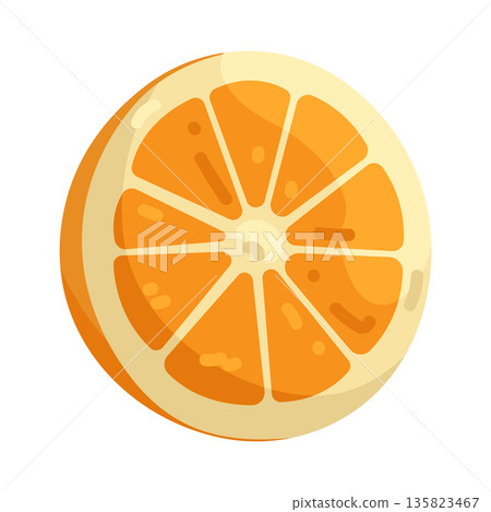 Illustration of orange Illustration of orange 135823467