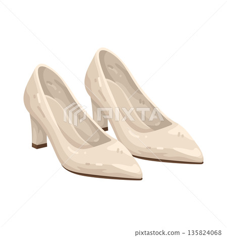 Illustration of high heels 135824068