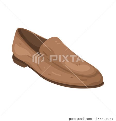 Illustration of loafers Illustration of loafers 135824075