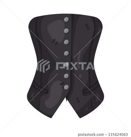 Illustration of corset Illustration of corset 135824083