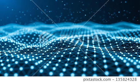 數位網路與數據波、人工智慧、通訊與科技背景資料 135824328
