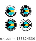 National flag of the Commonwealth of The Bahamas 135824330