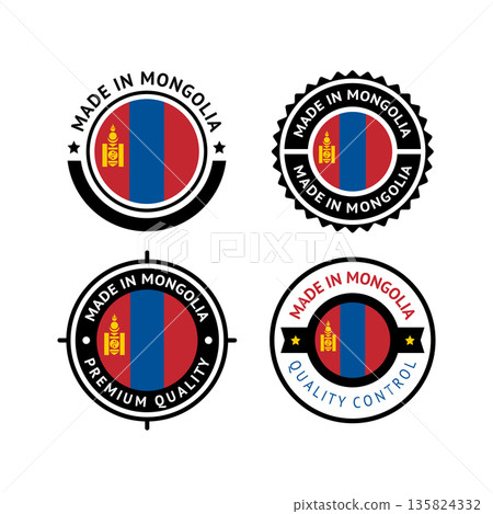 National flag of the Mongolia National flag of the Mongolia 135824332