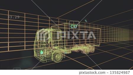 wireframe, 3d, trailer 135824987