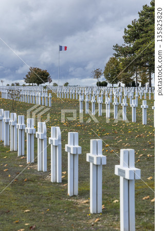 French military graveyard commemorating fallen soldiers in Auberive French military graveyard commemorating fallen soldiers in Auberive 135825820