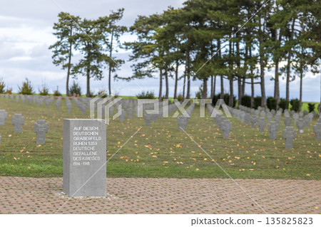 German war cemetery and memorial, Auberive, France German war cemetery and memorial, Auberive, France 135825823