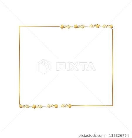 Golden Square Frame with Floral Accents Elegant gold floral frame free Golden Square Frame with Floral Accents Elegant gold floral frame free 135826754