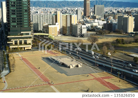 Scenery around Naniwanomiya Park 135826850