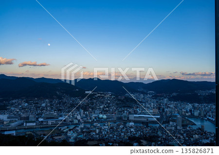 Nagasaki at dusk Nagasaki at dusk 135826871