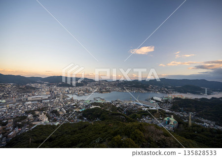 Nagasaki at dusk Nagasaki at dusk 135828533