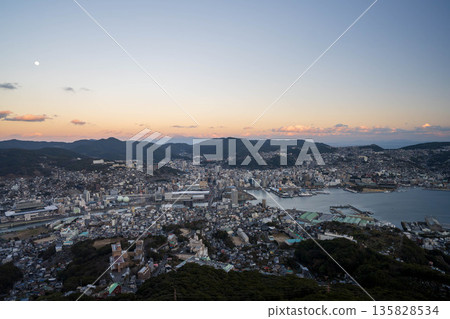 Nagasaki at dusk Nagasaki at dusk 135828534