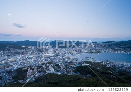 Nagasaki at dusk Nagasaki at dusk 135828539
